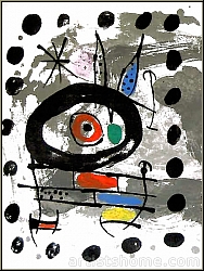 Joan Miro: 'Sonnenvogel, Mondvogel, Funken' Original-Lithographie von 1967 - Kunst | Werke | Originaldrucke