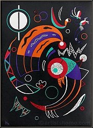 Wassily Kandinsky: 'Kometen' Comtes, Farblithographie von 1938, Mourlot - Druckgrafik | Lithographien