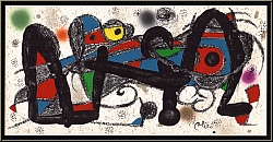 Joan Miro: 'Portugal' 1974, Original-Lithographie Miro Escultor, im Stein signiert - Bilder, Drucke, Originale