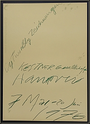 Cy Twombly: Originalplakat 'Zeichnungen, Kestner Gesellschaft Hannover', 1976 - Ausstellungsplakate | Posters