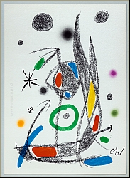 Joan Miro: Maravillas, Wunder in Miros Garten, Original-Lithographie 'Ameise' 1975 - Bilder, Originaldrucke