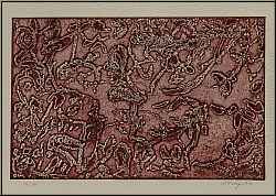 Mark Tobey: 'Divertimento' 1971, Radierung mit Aquatinta signiert - Bilder, Werke, Originaldrucke, Thema Musik