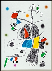 Joan Miro: Maravillas 1975, Wunder in Miros Garten Motiv: Eichhrnchen