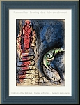 Marc Chagall: Knig Ahasverus vertreibt Vasthi, 1960, Original-Lithographie, Verve Bibelillustrationen - Werke