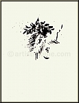 Marc Chagall: Michal rettet David, Original-Lithographie Bilder zur Bibel, 1960 - Rckseite der Grafik