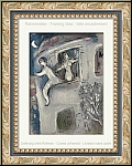 Marc Chagall: Michal rettet David, Original-Lithographie fr Verve Bilder zur Bibel, 1960 - Drucke | Werke