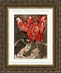 Marc Chagall: Sarah und die Engel, Original-Lithografie Bibel 1960 - Mutter, Schwangerschaft, Abraham | Werke