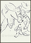 Marc Chagall: Prophet Jesaja, 1956, Original-Lithographie fr Bilder zur Bibel, Die Propheten | Werke | Drucke