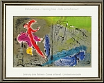 Marc Chagall: 'Vision von Paris' 1952, Original-Lithographie, Rahmenidee (Lieferung ungerahmt) | Originale