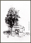 Marc Chagall: 'Vision von Paris' Rckseite mit der Original-Lithographie 'Der Triumphbogen' L'arc de Triomphe