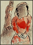 Marc Chagall: Thamar, Schwiegertochter Judas, Lithographie SONDERPREIS