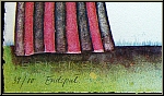Bernhard Jger: 'Endspiel' Handball Finale 1972, Original-Lithographie, handsigniert - Werke | Bilder | Drucke