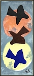 Georges Braque: Soleil et lune I, Sonne und Mond I, 1959, Lithographie