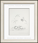 Alberto Giacometti: Original-Lithographie 'Fleurs' Arches Btten, Mourlot 'Souvenirs et portraits d'artistes'
