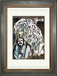Marc Chagall: Moses und sein Volk, 1973, Lithographie fr Die biblische Botschaft, Le message biblique | Werke