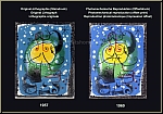Joan Miro: Figur auf blauem Grund (Personnage sur fond bleu) 1957, Original Lithographie | Originaldrucke