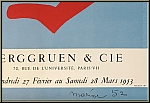 Henri Matisse: Berggruen & Cie 1953, Papiers dcoups - Ausstellungsplakate | Originale | Lithographie Mourlot