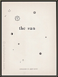 Andr Masson: 'Die Sonne' The Sun - Soleil 1938, Original-Lithographie fr Verve Teriade, Rckseite der Grafik