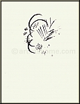 Marc Chagall: Sarah und die Engel, Original-Lithographie, Dessins pour la Bible, 1960 - Rckseite | Werke