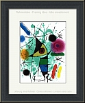Joan Miro: Der Singende (auch 'Singender Fisch') 1972, Original-Lithographie XI - Bilder | Werke | Rahmenidee