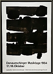 Pierre Soulages: Lithographie Nr. 12, Donaueschinger Musiktage, 1964