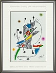 Joan Miro: Maravillas 1975, Wunder in Miros Garten 'Vogel' Original-Lithographie - Drucke, Bilderrahmen-Idee