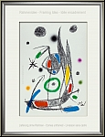 Joan Miro: Maravillas, Wunder in Miros Garten, Original-Lithographie 'Ameise' 1975 - Bild: Idee Bilderrahmen