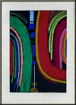 Max Ackermann: 'Energie I - Fortissimo' (Musik) 1973, Original-Siebdruck, handsigniert - Bilder, Werke, Drucke