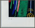 Max Ackermann: 'Energie I - Fortissimo' (Musik) 1973, Original-Siebdruck, Serigraphie - E.A., Knstlerexemplar