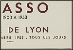 Pablo Picasso: Muse de Lyon 1953, Festival Lyon-Charbonnires, Lithographie Arches Mourlot - Originalplakate