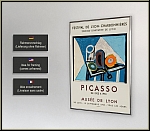 Pablo Picasso: Muse de Lyon 1953, Festival Lyon-Charbonnires, Lithographie Arches Mourlot - Originalplakate