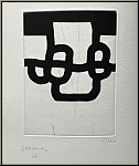 Eduardo Chillida: 'Face aux instants' E. M. Cioran, 1985, Aquatinta-Radierung 'Antzo VI' handsigniert - Bilder