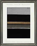 Anna-Eva Bergman: Horizon noir, Schwarzer Horizont 1970 Original-Lithographie - Bilder, Werke, Rahmenvorschlag