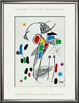 Joan Miro: Maravillas, Wunder in Miros Garten, 'Schmetterling' Original-Lithographie - Bild: Idee Bilderrahmen