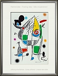 Joan Miro: Maravillas 1975, Wunder in Miros Garten, Original-Lithographie 'Goldfisch' Bild: Idee Bilderrahmen