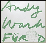 Andy Warhol: Fr die Grnen, Wahlplakat von 1979, Bundestagswahl - politische Wahlplakate, Bild Fehldruck